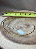 Yellow Wire Choker with Sterling Clasp