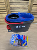 O-Cedar Rinse Clean Mop Bucket And New Mop Head - Mop Not Included