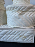 5-Piece Lenox White Herringbone Quilted China Storage Containers
