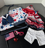 8-Piece Patriotic Summer Kid’s & Doll Dress Up Lot