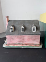 (D) Lang and Wise Colonial Williamsburg Margaret Hunter Shop Lighted Building in Box (WORKS)