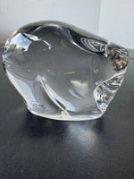 Dansk Lead Crystal Polar Bear Paperweight