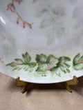 1980 Handpainted Floral Plate - E. Skelly