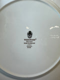 (A) 4-Piece Wedgwood England Palatia R4700 Greek Key Bone China Dinner Plates Set (3 SETS AVAILABLE—PRICED INDIVIDUALLY AT $45 EACH SET)