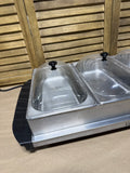 Elite Tray Buffet Server Food Warmer - Powers On