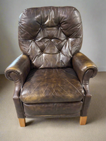 La-Z-Boy Leather Chair-Swivels/Rocks/Reclines