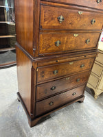 Antique Chest on Chest, "Presland's Depository"***HEAVY ITEM***