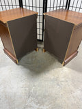 Pair of Unbranded Nightstands, Cardboard Backing