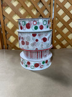 G- Christmas Ribbon Lot, 4 rolls