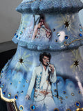 Bradford Exchange Vintage Elvis Presley Collectible Porcelain Christmas Tree