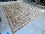 Unbranded Cream/Tan/Brown Rug, 12 ft x 9 ft 5 in