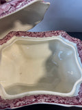 (CC) Mason’s England Vista Pink China Large Bedford Lidded Soup Tureen
