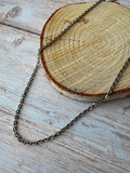 20” Silver Tone Chain Necklace (A)