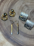 Gold Tone Earring Lot