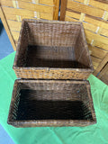 Square & Rectangle Baskets, 2 pc