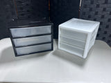 Iris & Sterilite Three Drawer Plastic Storage Containers, 2 pc