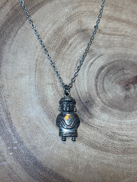 Sterling Pendant on Silver-Tone Chain