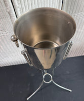 Chrome Wine Bucket with Stand