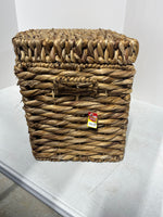 Woven Basket with Lid