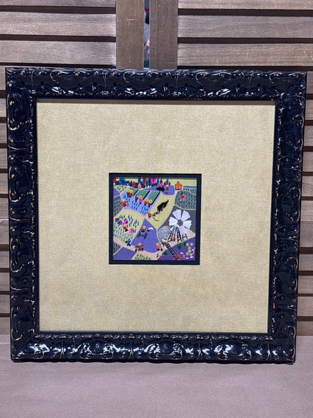 (B) Chinese Embroidery “Working Farm”