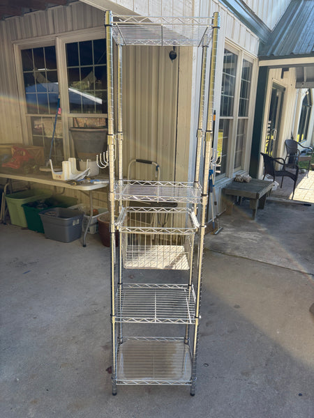 Shelftech Systems Chrome Wire Shelving Unit