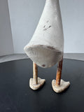 Primitive Vintage Wooden Standing Goose