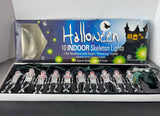 9FT String of Indoor Flickering Skeleton Lights in Box (WORKS)