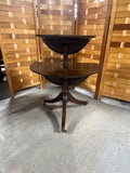 Harden Two Tier Drop Side Accent Table, On Casters