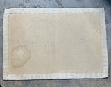 French Country Style Floral Wool Hook Accent Rug