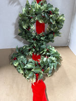 Long Holly Wreaths — 3 Wreaths