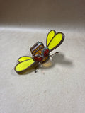Stained Glass And Copper Bee