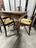 ***AS IS***Table with (4) Antique Chairs***HEAVY ITEM***READ DETAILS ON PICK UP POLICY***