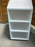 Sterilite Rolling Plastic 3 Drawer Storage
