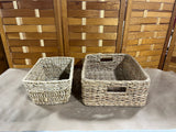 Woven Baskets, Set of 2, (G)