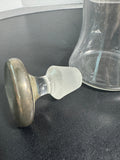 Glass Cruet with Sterling Silver Accented Stopper