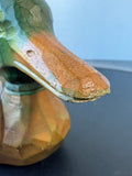 Wooden Hand Carved Vintage Mallard Duck Decoy with Swivel Head