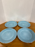 Blue Tommy Bahama Melamine Dinner Plates - Set Of 4