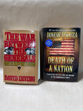 The War Between The Generals / Death Of A Nation Books - Pair