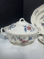 (C) 7-Piece Wedgwood Williamsburg Potpourri China Serving Set