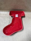 Holiday Stocking Dish - Appears Unused