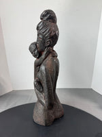 Signed Leonardo Art Works Mother & Child Sculpture