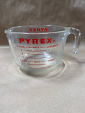 8 And 4 Cup Pyrex Measuring Cup Red Letting