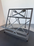 Wrought Iron Cookbook Stand with Page Weights
