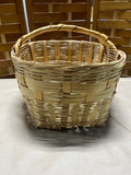 Woven Rectangle Market Basket with Single Handle (A)