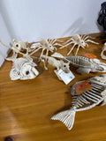 Halloween Animal Skeleton Lot - 10 Pieces