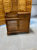 Vermont of Winooski Dry Sink, on Casters, with Removable Copper Tray