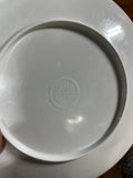 Assorted Blue Plastic Plates, 8 pc