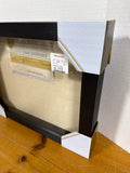 Black Frame Linen Shadow Box - Appears Unused // 2 Available// PRICED INDIVIDUALLY