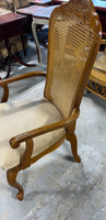 Haynes Furniture Cane Back Arm Chair