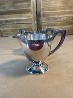 Benedict Silver Plate Creamer And Sugar